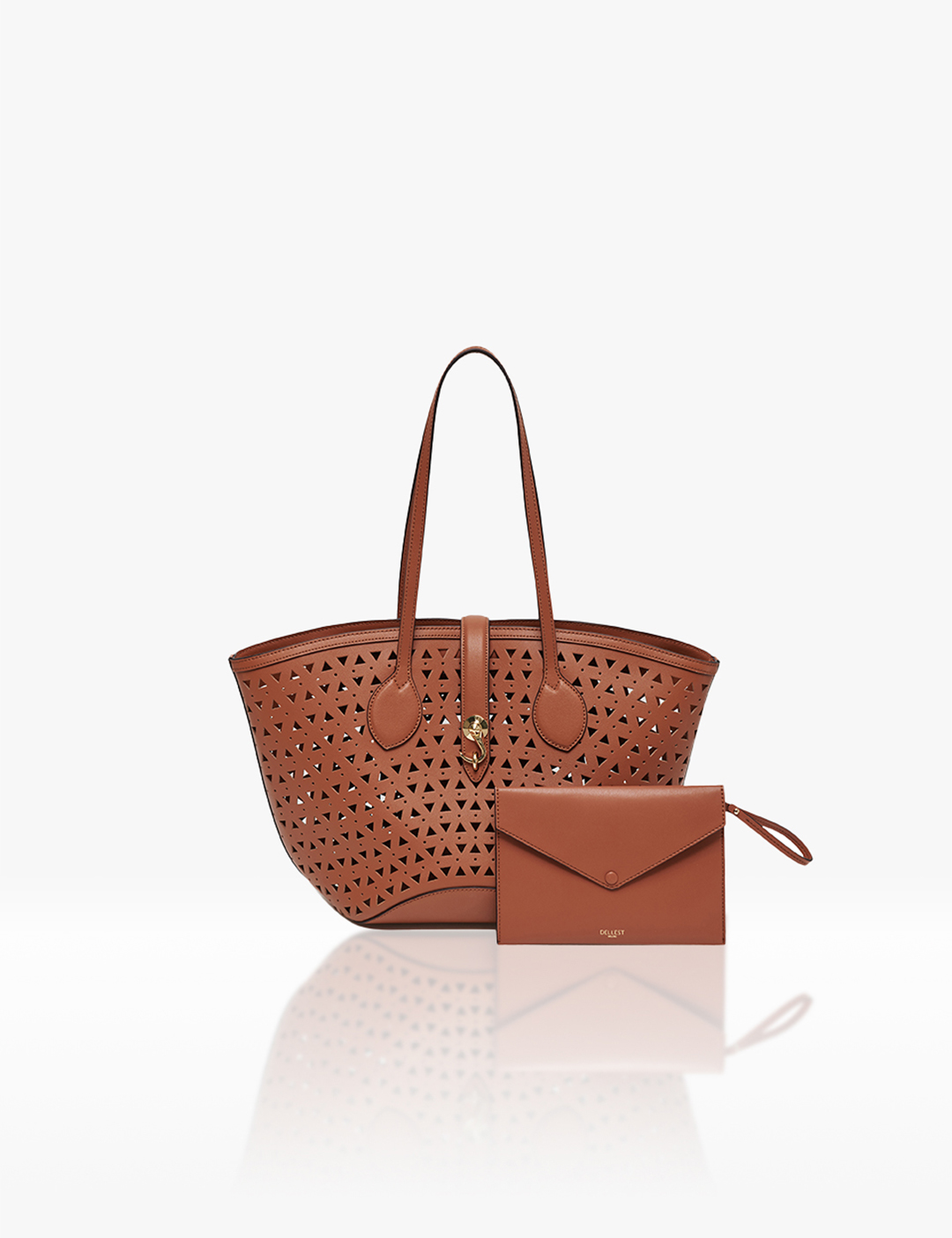 Sonoma Bag L Perforated+Pouch Camel