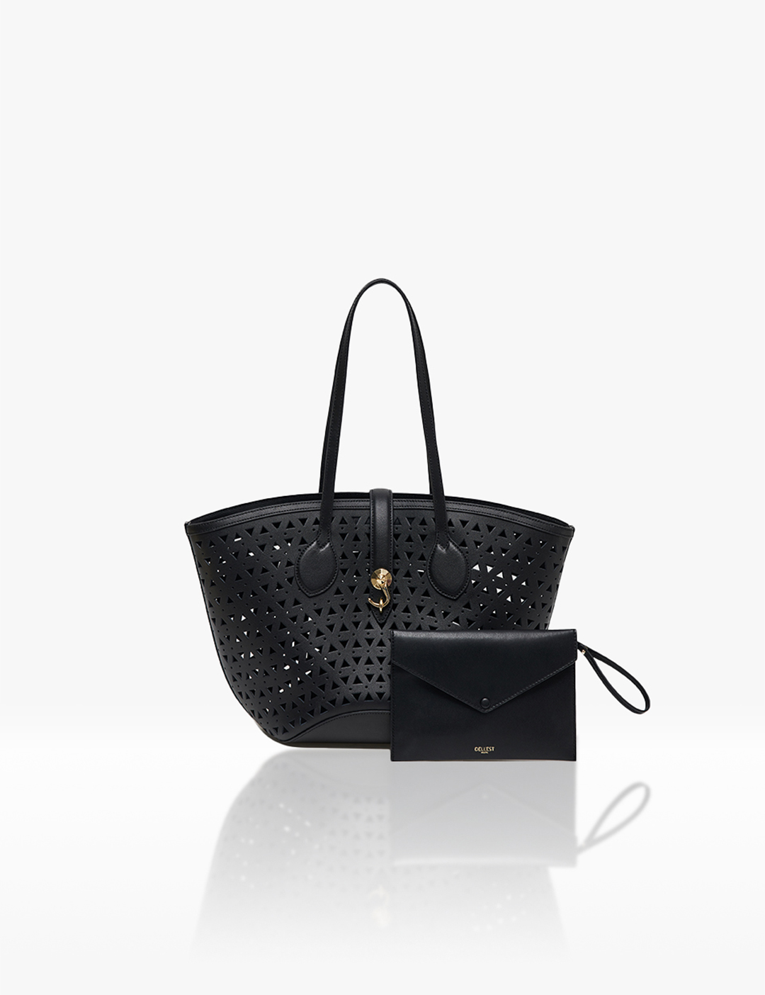 Sonoma Bag L Perforated+Pouch Black
