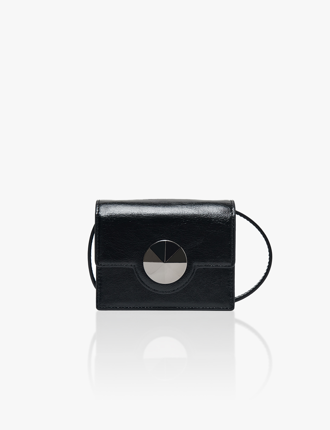 Diadest Strap Pouch Bag Mini Black BSilver